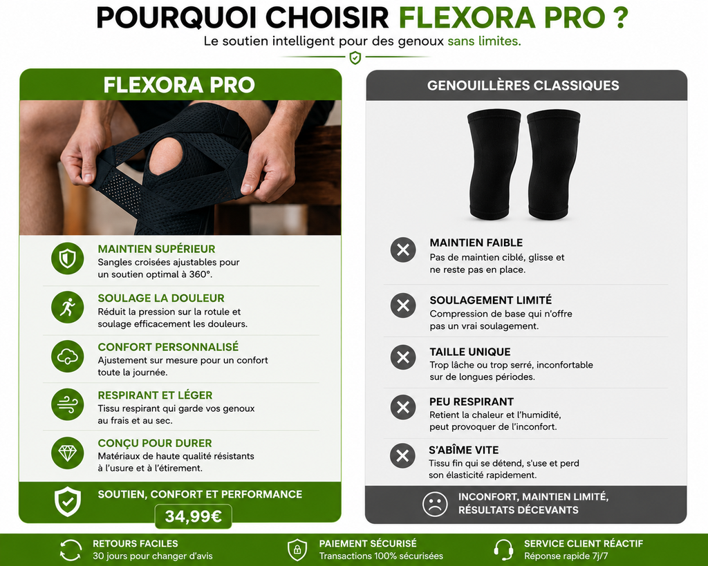Genouillère de Maintien Flexora Pro